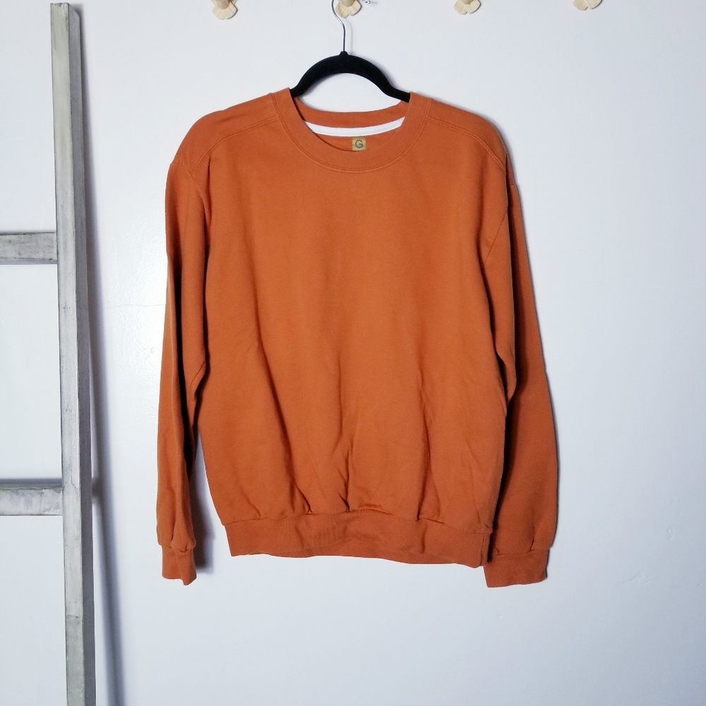 GOLD TOE ORANGE SWEATSHIRT SIZE MEDIUM